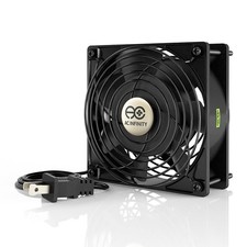 High Speed Aluminum 120mm Cooling Fan with Dual Ball Bearings 110 CFM 47 dBA picture