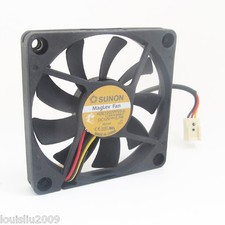 10pcs SUNON MagLev DC Cooling fan KDE1207PFV3-A 70x70x10mm 7010 DC12V 0.7W 3pin picture