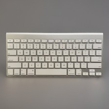 Apple Keyboard Model A1314 Wireless Bluetooth Genuine Keyboard Mac iPad Tested picture