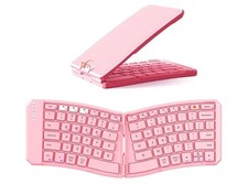 Meetion Pink Wireless Keyboard #220 picture
