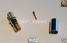 SMA Female plug Female Pin crimp for RG-8X LMR240 RG8X cable RF Connector USA picture