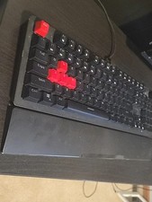 Pakula Alpha Elite Wired Mechanical RGB Gaming Keyboard, Clicky Keys, Wrist Rest picture