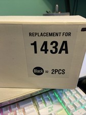 Lemero 143A Black Ink Cartridges 2 Pack   New Open Box picture