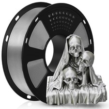 Geeetech Silk PLA Filament 1.75mm 1kg Glossy Silk Silver PLA 3D Printer Filament picture