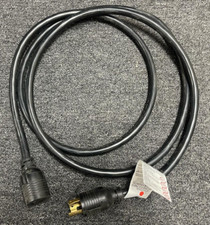 9ft Heavy-Duty Power Extension Cord (L6-30P to L6-30R) Black picture
