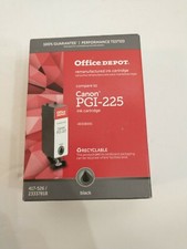 NEW Office Depot Canon PGI-225 Re-manufactured Black Ink Cartridge picture