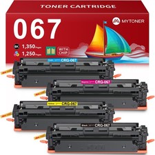 067 Toner Cartridges Set for Canon MF656Cdw MF654Cdw MF653Cdw LBP632Cdw 4-Pack picture