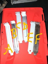 1 PC Case PCI Expansion Slot Back Plate Cover Steel Blank 3/C$3.50,5/C$5, 10/C$8 picture