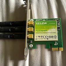 TP-LINK TL-WDN4800 450 Mbps Dual Band PCI Express Wireless Adapter Card UNTESTED picture