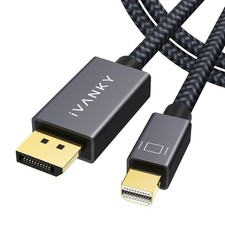 3.3FT 8K@60Hz Mini DisplayPort To DisplayPort 1.4 Cable 32.4Gbps Mini DP Cord picture