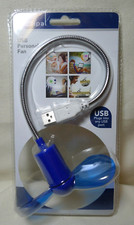 Dark Blue USB Personal Flexible Mini Cooling Fan by Principal  USB 1.1/2.0 NEW picture
