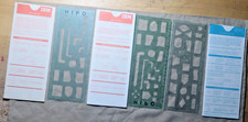 THREE Vintage IBM Flowcharting & HIPO TEMPLATES with Envelopes 1975 picture