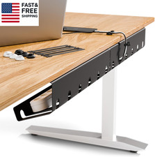 Cable Management under Desk for Easy Mounting UnderI Set of 2 - with 10X Cable picture