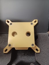 Optimus Foundation CPU Block - Intel - Nickel Cold Plate - Cerakote Glacier Gold picture