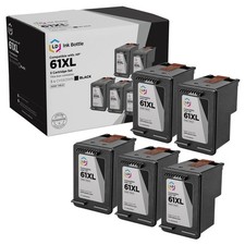 LD Reman Replacement Ink Cartridges for HP CH563WN (HP 61XL) HY Black 5pk picture