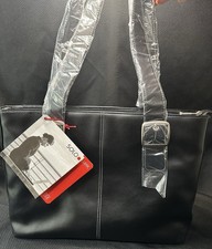 SOLO Women's Black Laptop Tote/Bag Briefcase Padded 16” Brand New With Tags picture