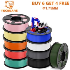 【Buy 10 Pay 6】TECBEARS PLA/PETG/SILK PLA+ Matte 3D Printer Filament 1KG ABS ASA picture
