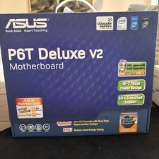 ASUS P6T Deluxe Motherboard New Old Stock in original packaging picture