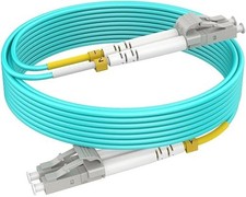 RamboCables OM3 LC to LC Multimode Fiber Patch Cable 10ft 3m MMF Duplex 10G/40G picture