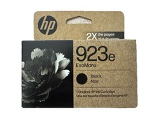 HP 923e EvoMore Black High-Yield Original Ink Cartridge, 4K0T7LN*Exp Date 2027 picture