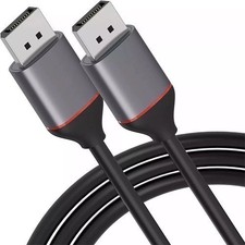 US Displayport to Display Port Cable DP Male to Male Cord 4K Latches 6.6ft/10ft picture