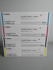 Canon T02 Toner Cartridge SET Yellow Magenta Cyan, Black imagePRESS C10000VP picture