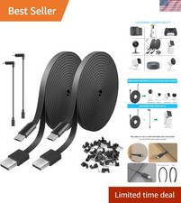Extra Long 20FT Male-Female USB Extension Cables - 2 Pack for Security Cameras picture