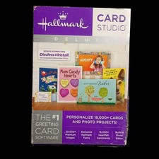 Hallmark Card Studio Deluxe Personalize 18000+ Cards and Photo Projects Sealed  picture