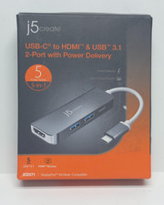 j5create JCD371 USB-C to HDMI USB 3.1 5-in-1 Hub Power Delivery 4K picture