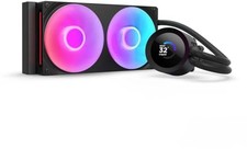 BLACK - NZXT KRAKEN PLUS 240 RGB – AIO CPU LIQUID COOLER – 240MM RADIATOR – F240 picture