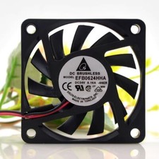 Delta EFB0624HHA 6010 DC24V 0.16A 6CM 2-Wire Inverter Cooling Fan picture