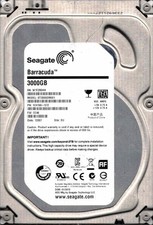 ST3000DM001 P/N: 1CH166-572 F/W: CC46 SU W1F2 01/2013 Seagate 3TB picture