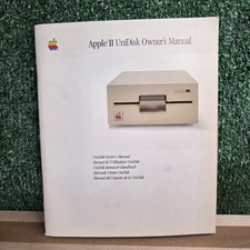 Apple II UniDisk Owner’s Manual VTG 1985  picture