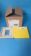 5 HUBBELL HBL4API BLADE DEVICES 4-PLEX ADAPTER PLATE FOR 1 & 2 GANG BOX IVORY picture