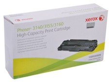 Genuine Xerox 108R00909 Black Toner High Cap Cartridge Phaser 3140 3155 3160 picture