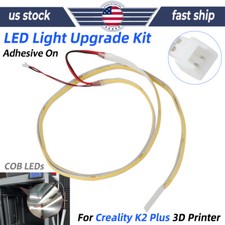 For Creality K2 Plus 3D Printer White LED Light Upgrade Kit with Plug Adhesive picture
