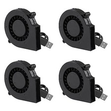 UMLIFE 4PCS 75mm 5V USB DC Brushless Cooling Blower Fan for 3D Printer, PC CP... picture