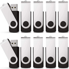 16GB Flash Drive 10 Pack Bulk Thumb Drive Memory Stick for Data Storage, Black picture