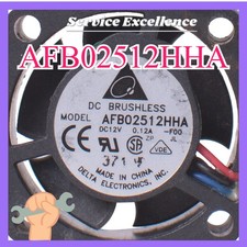 Delta AFB02512HHA F00 DC 12V 0.12A Cooling Fan Fast Shipping 25*25*10mm 3-Pin picture