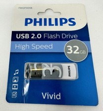 NEW Philips PHMMD32GBVIVID Philips 32GB USB Flash Drive 2.0 Vivid - Grey - picture