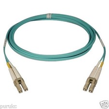 10M OM3 LC to LC Duplex Multimode Fiber Optic Patch Cable 10Gb 50/125 UPC -987 picture