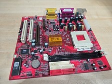 Vintage PC-Chips M810L REV 7.1 A Socket 462 Motherboard w/ IO Plate AMD UNTESTED picture