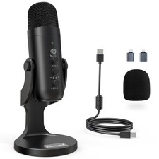 ZealSound Podcast 1.58 inches (W) x (L) x 6.1 (H), Black picture