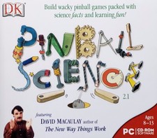 DK Dorling Kindersley Pinball Science Ages 8-13 Edutainment PC Software Sealed picture