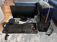 Complete Gaming PC Setup Ryzen 5 GTX 960 16GB Asus Monitor Razer Keyboard No HD picture