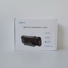 JSAUX USB-C 6-in-1 Multifunction Adapter  Hb0603 Sealed Docking Station Deck picture