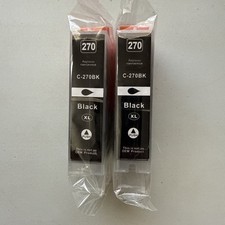 2PK PGI270 XL PGI-270XL Black Ink Cartridge For Canon PIXMA MG6820 MG6821 MG6822 picture