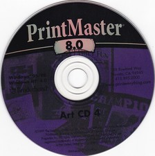 Replacement for Vintage PrintMaster 8.0 (PC, Windows, 1999) *DISC ONLY* picture