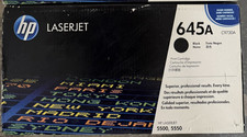 Genuine HP 645A Black Toner Cartridge 1 Black 9730A - Sealed picture