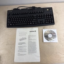 Cherry Fingertip Card Scanner Fingerprint Keyboard G83-14200 New Made in Germany picture